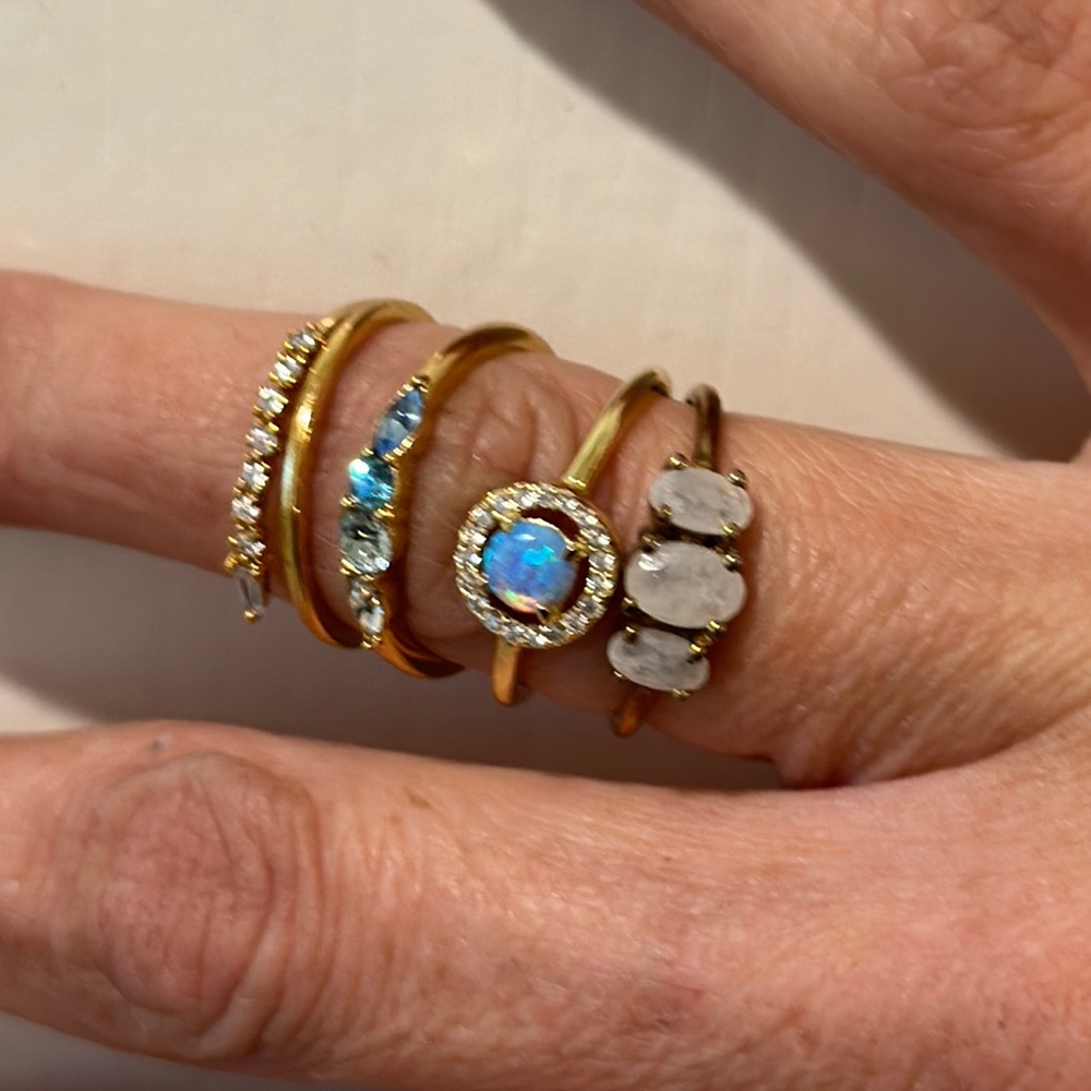 Size 5; lot of Rings